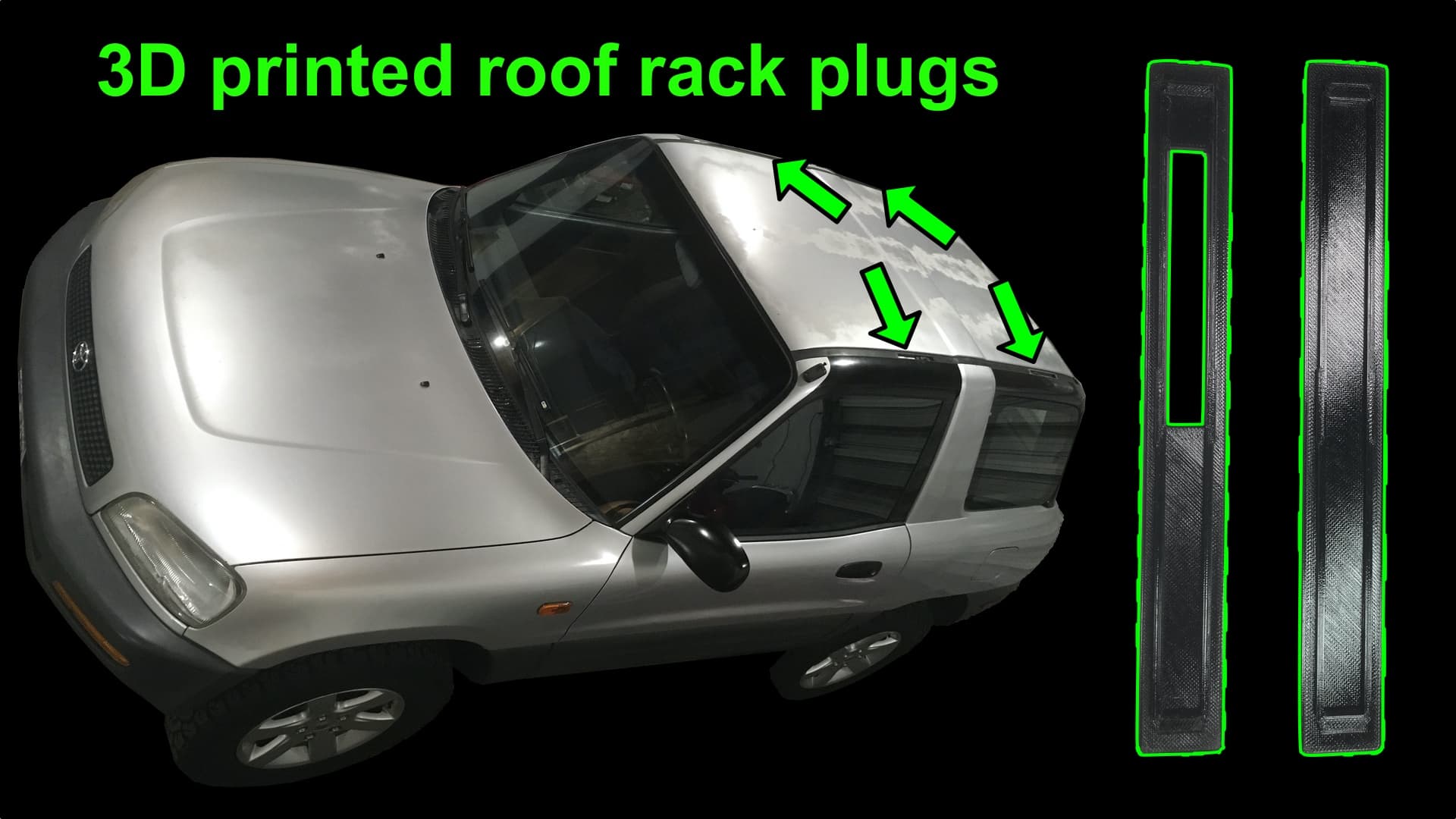 Roof-Rack Mounting-Plug Set