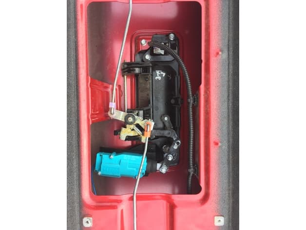 Tailgate Central-Locking Solenoid Bracket