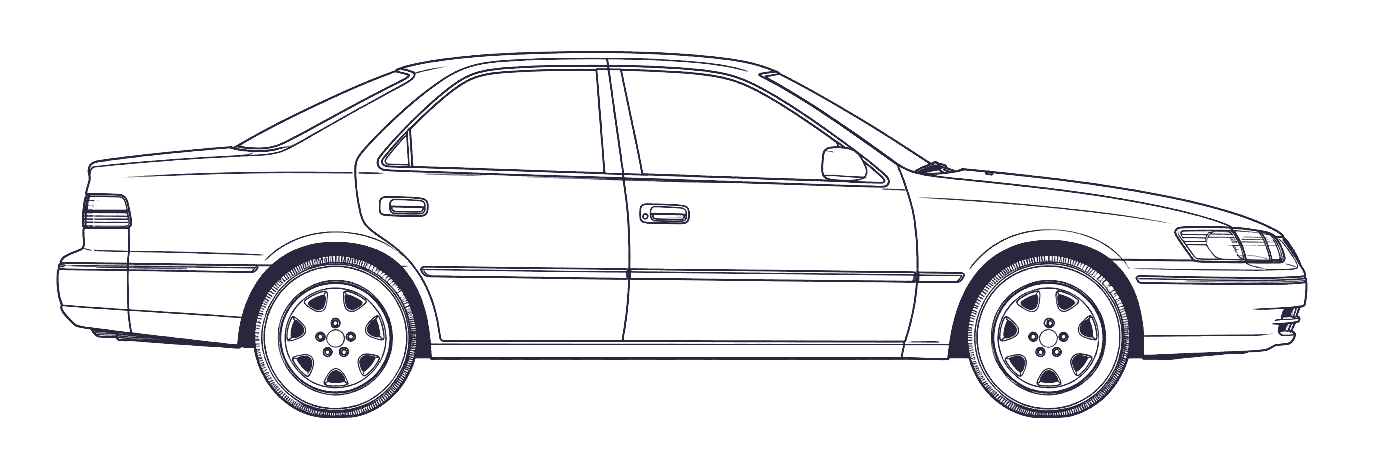 Toyota Camry side profile