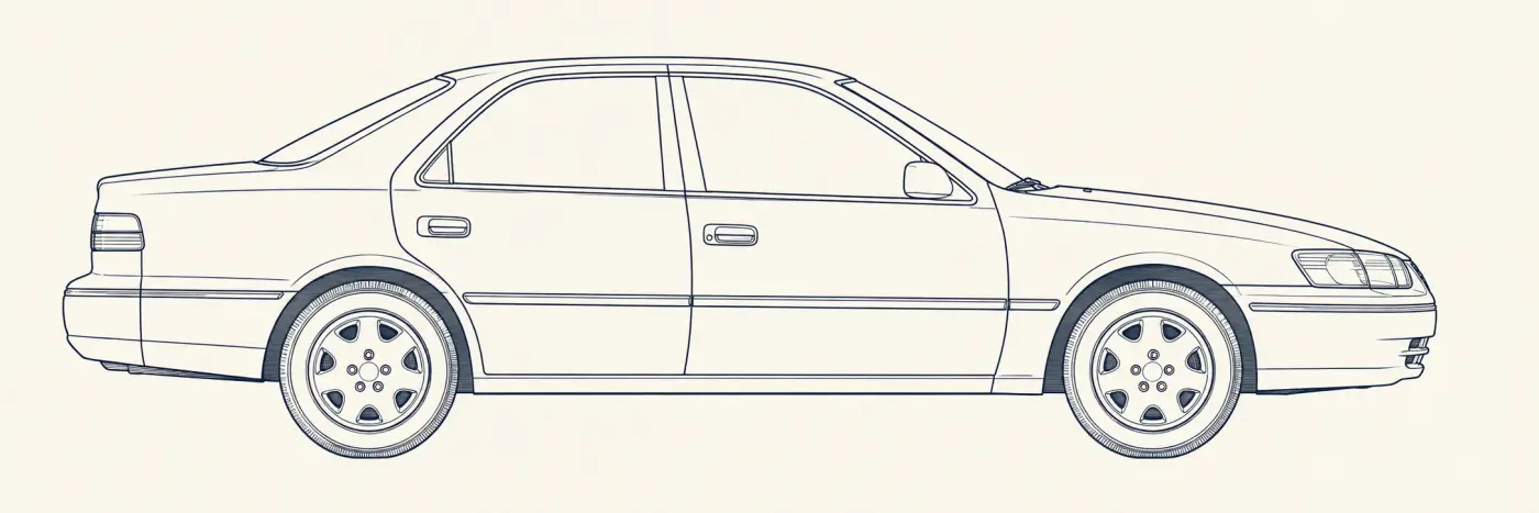Toyota Camry side profile