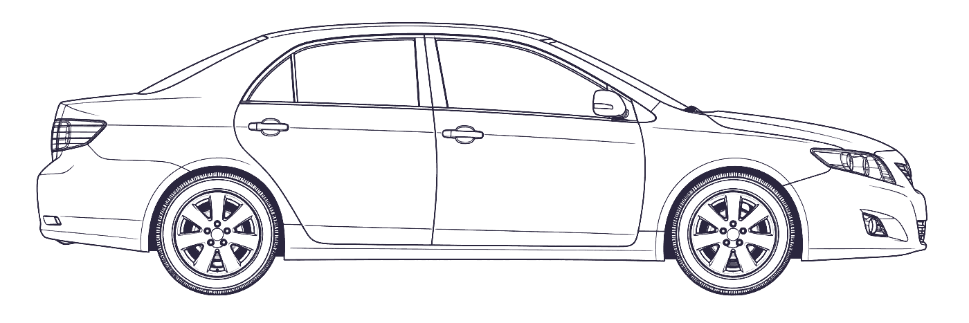 Toyota Corolla 10th Gen side profile