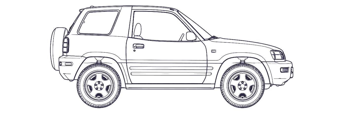 Toyota RAV4 side profile