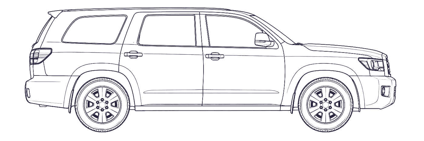 Toyota Sequoia side profile