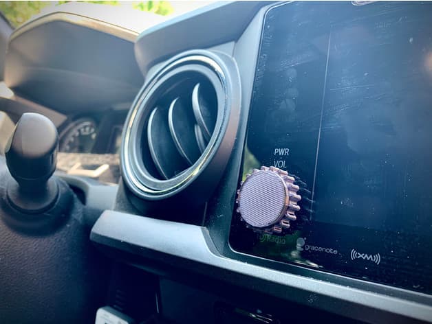 Slip-On Radio Knob Pair