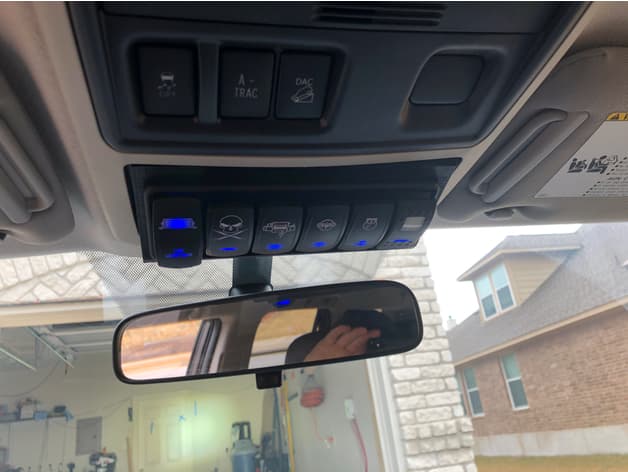 Overhead Six-Switch Controller Mount — image 1 of 1