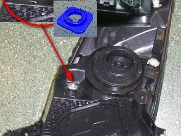 Headlamp-Leveling Actuator Adapter