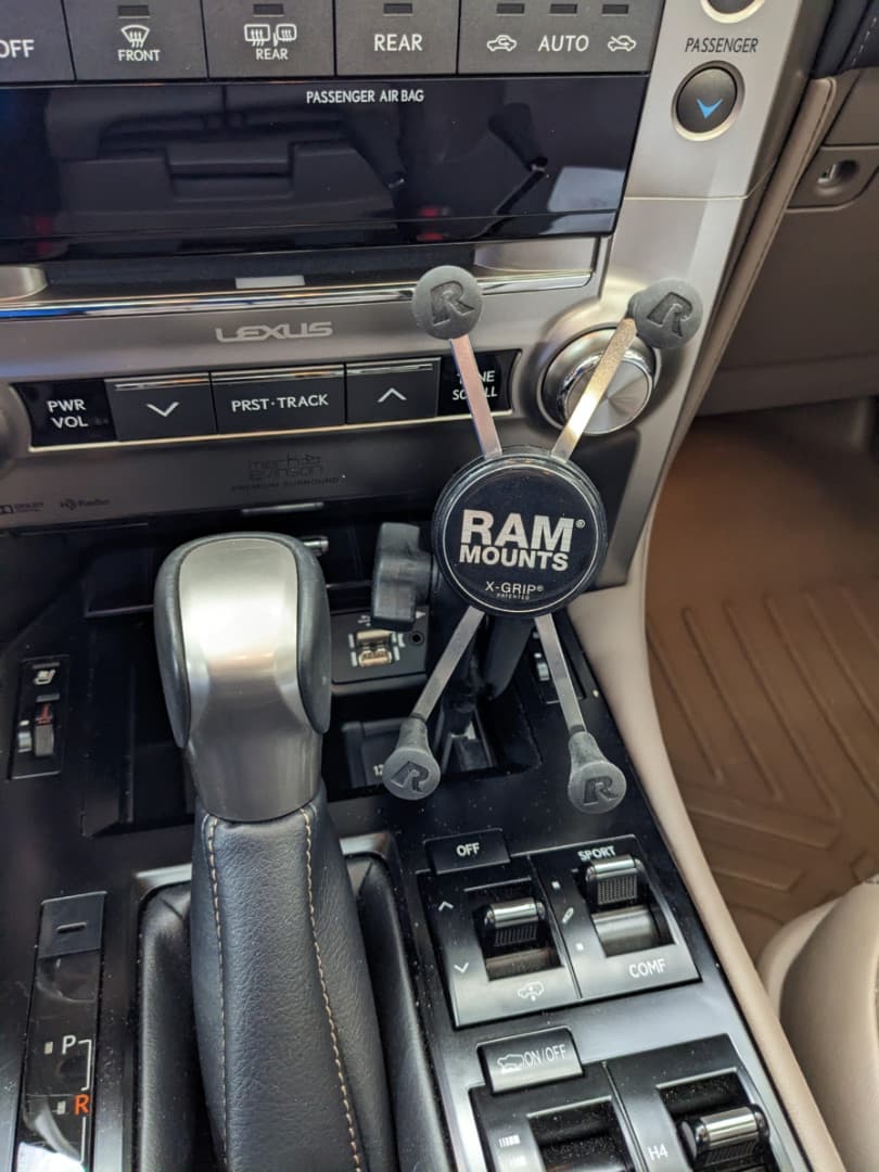 Concealed RAM Phone-Mount Base