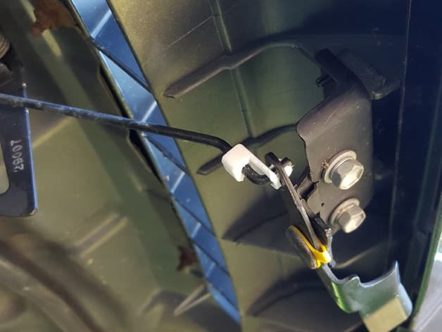 Hood-Latch Cable Retaining Clip
