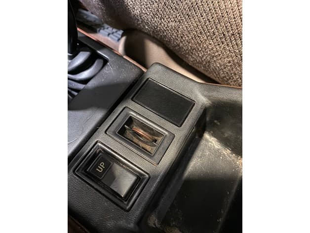 Dashboard Switch Blanking Cap