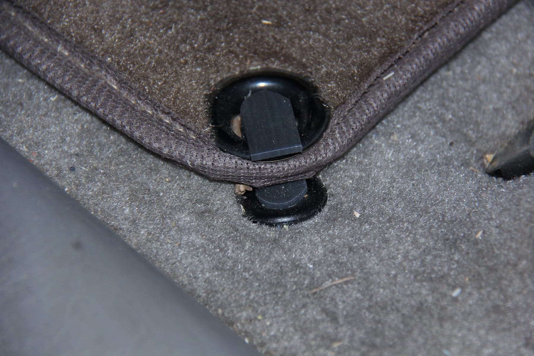 Driver-Side Floor-Mat Retaining Clips