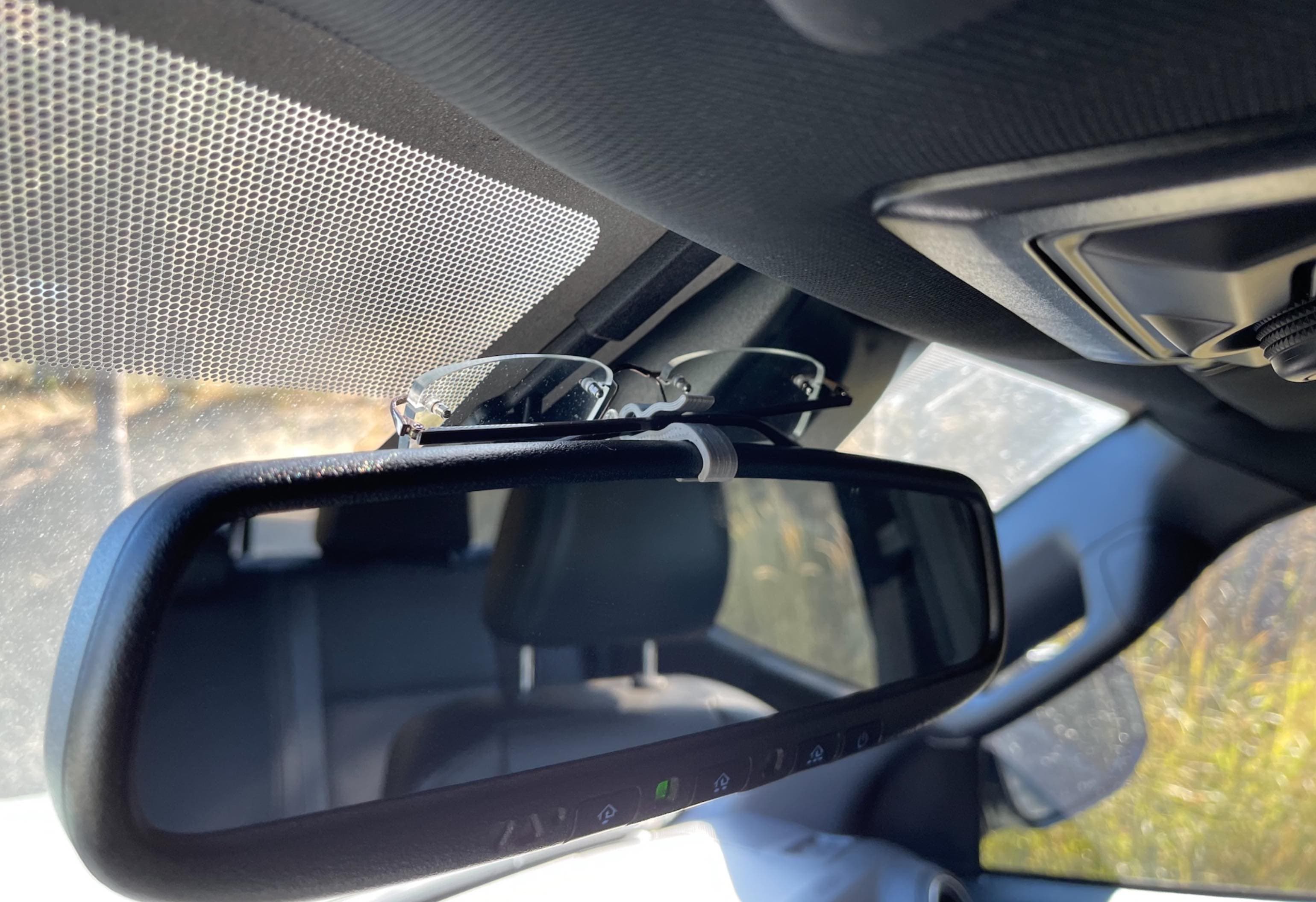Rear-View-Mirror Cable Clip