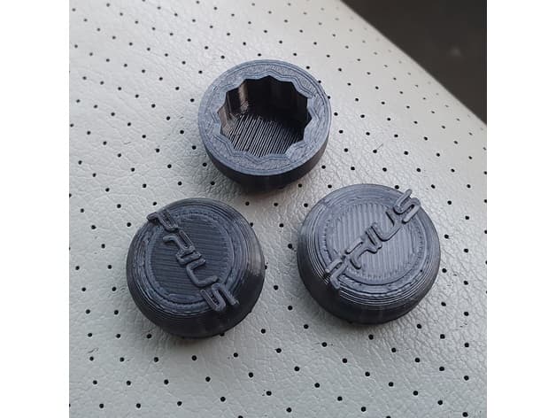 Front Seat-Rail Bolt Caps