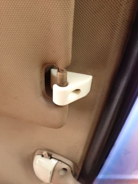 Sun-Visor Retaining Clip