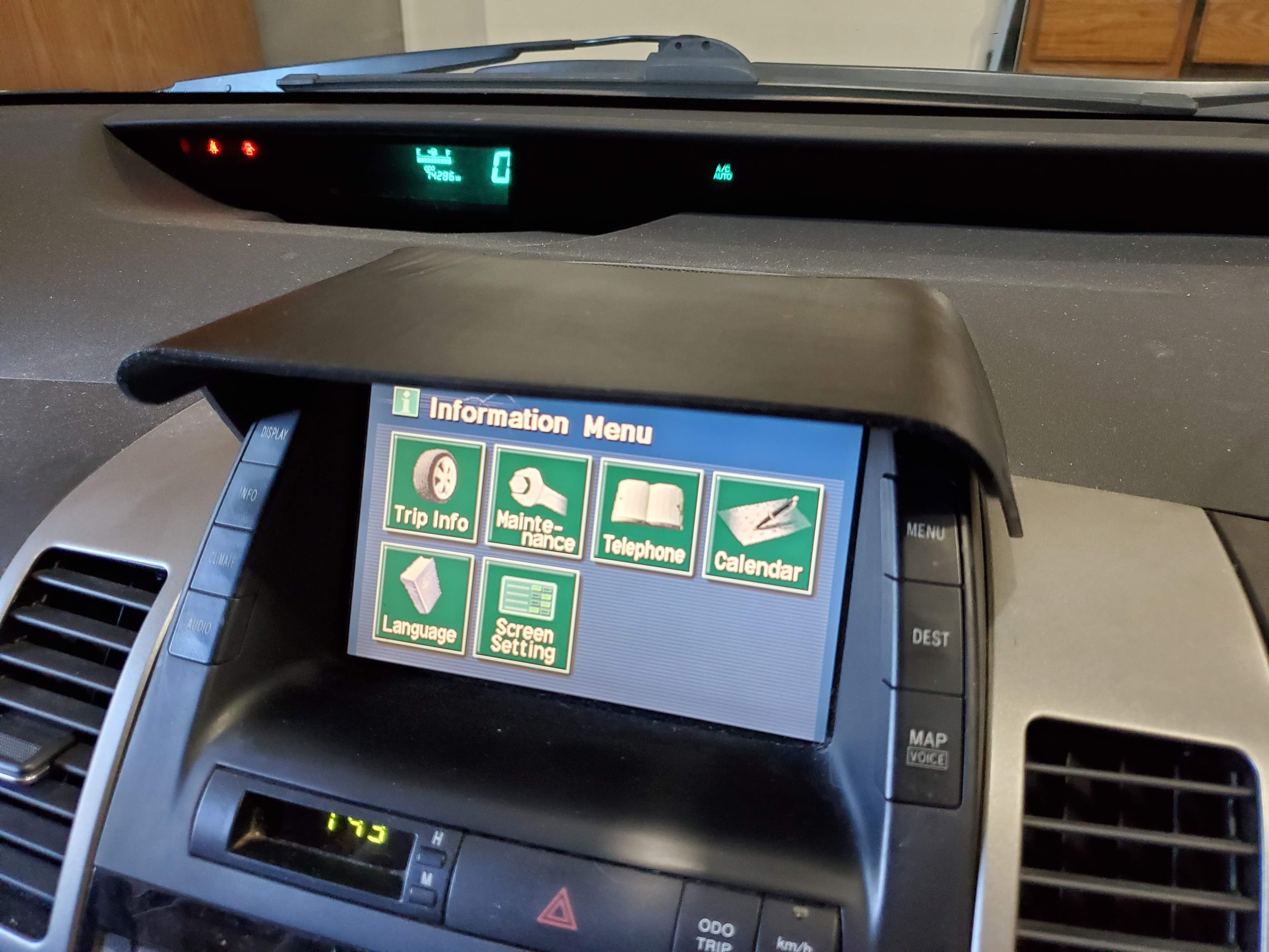 MFD Screen Sun Visor