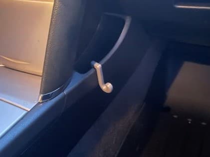 Console Pocket Trash-Bag Hook