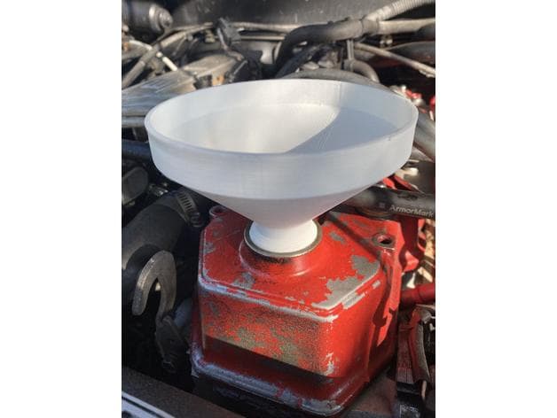 Threaded Engine-Oil Funnel