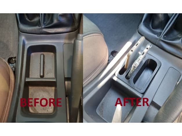Centre-Console Phone and Coin Organiser