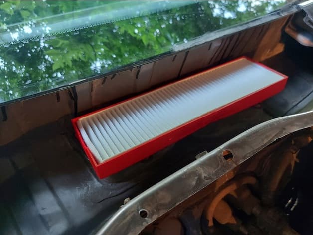 Under-Cowl Cabin Air Filter Frame