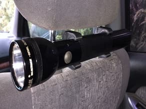 Headrest Flashlight Holder