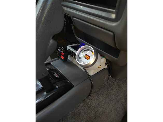 Accessory-Socket Holder and 52 mm Gauge Pod